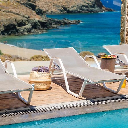 Sea Rock & Sky Private Mykonos Residence Merchia Beach Exterior photo