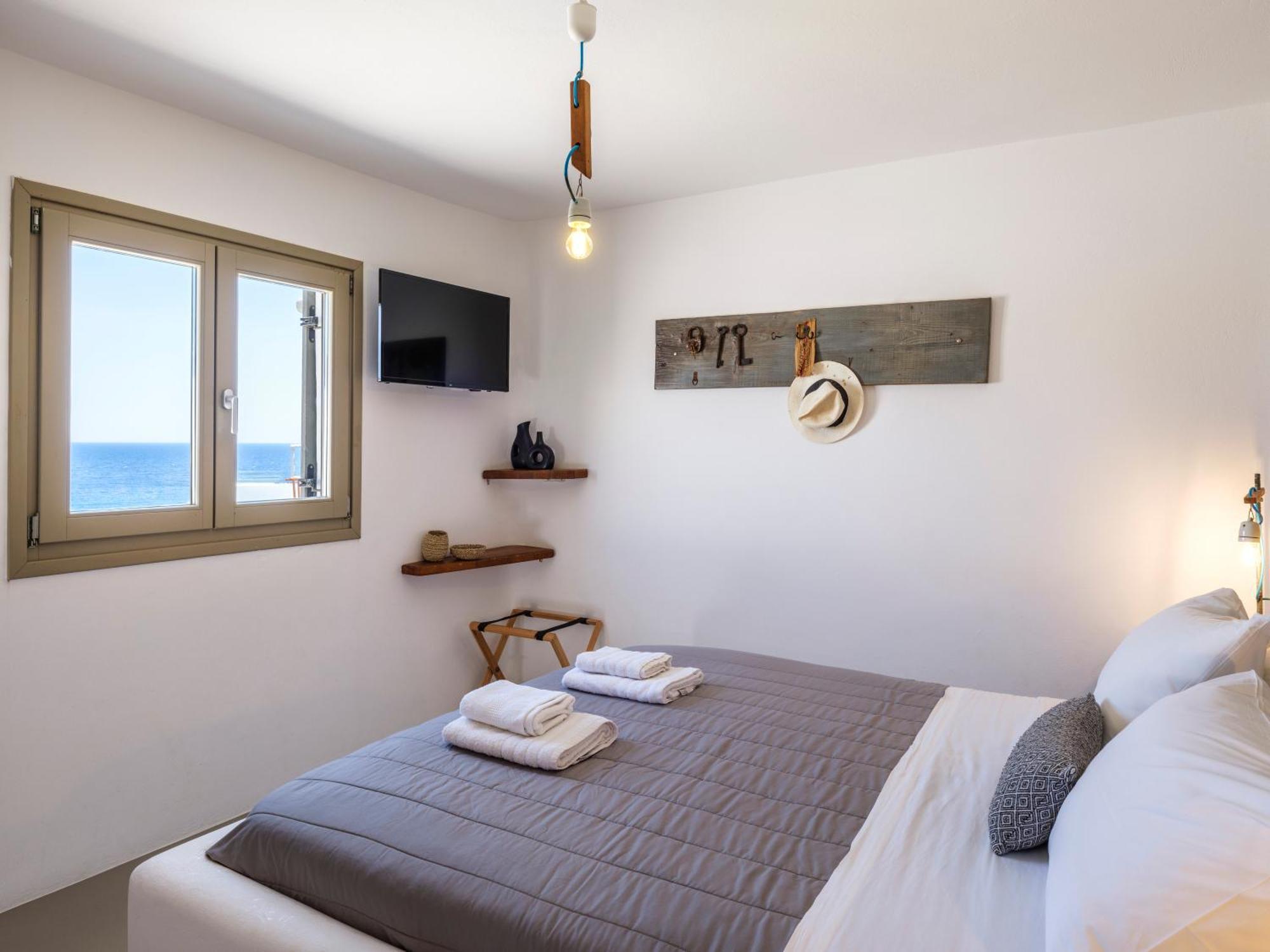 Sea Rock & Sky Private Mykonos Residence Merchia Beach Exterior photo